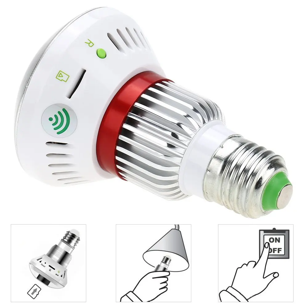 BC-785WM лампа Wifi Ip камера Micro SD CCTV наблюдения с 5 ватт белый свет выход беспроводной