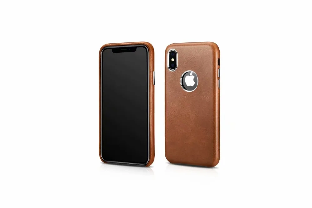 Роскошный чехол из натуральной кожи для iPhone XS Max X 8 Plus защитный телефона кожаная