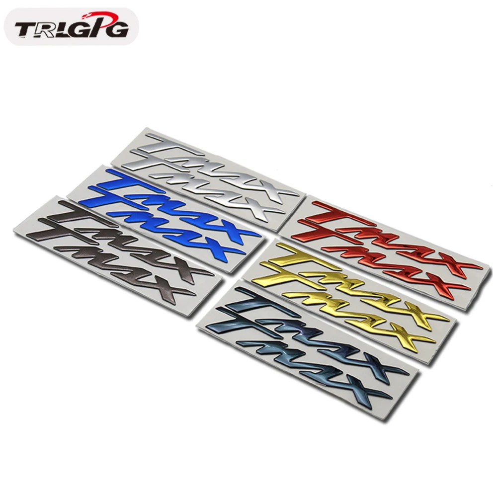 

Motorcycle Emblem Badge Decal 3D Tank Wheel Logo "TMAX" Sticker For YAMAHA TMAX530 500 TMAX530 SX/DX
