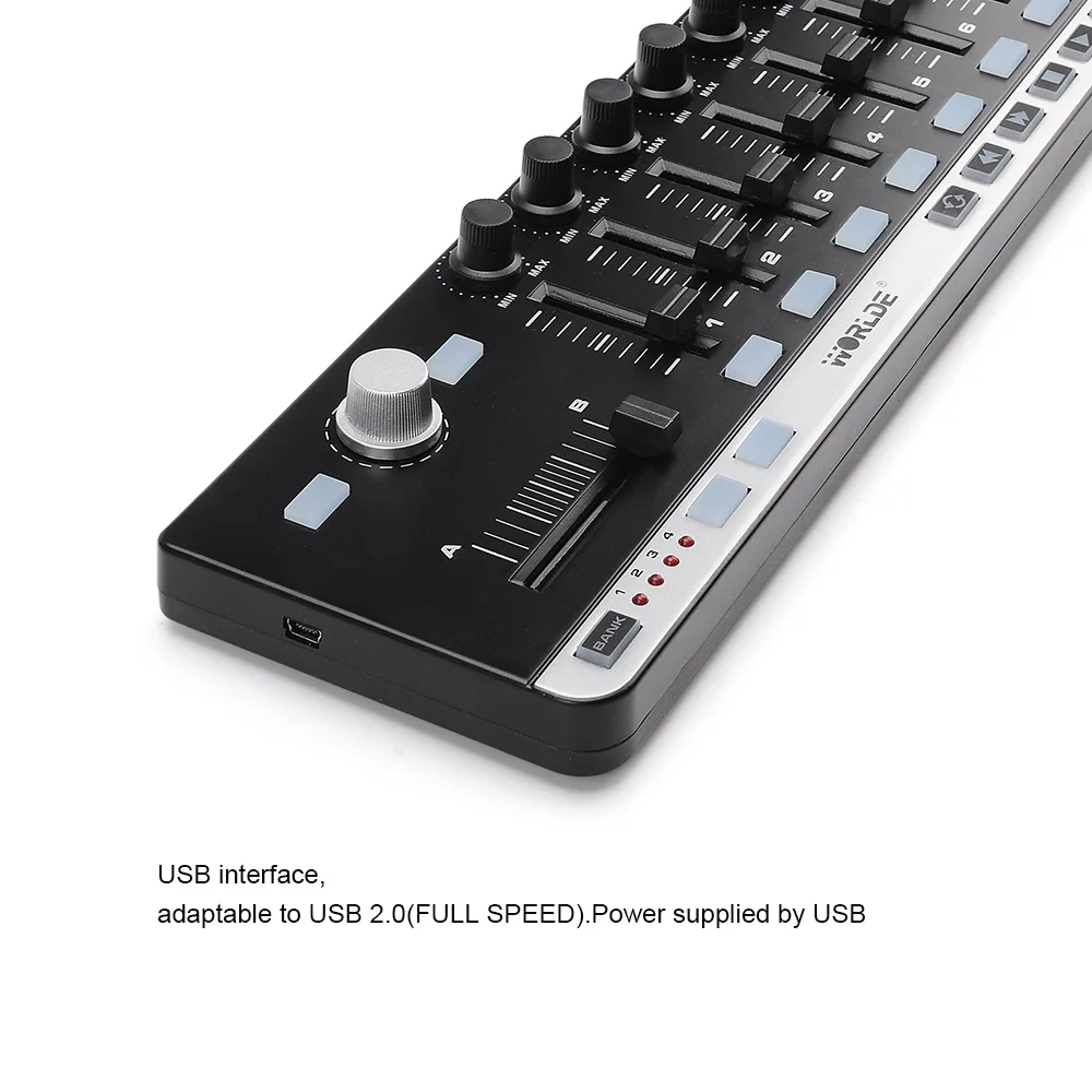 Worlde портативный мини USB MIDI Музыкальный контроллер|controller control|controller musiccontroller midi |