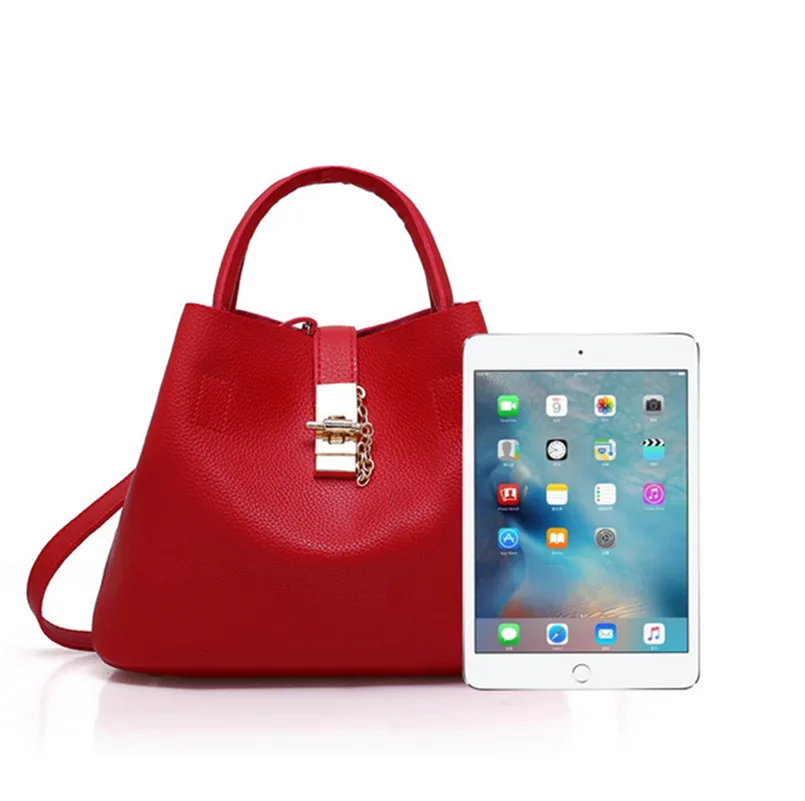 Женские ручные сумки Bolsos Mujer красные кожаные сумки