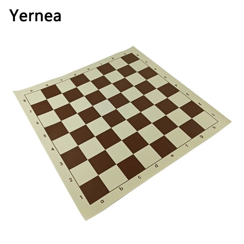 Yernea высококачественные аксессуары для шахматных игр из ПВХ набор шахматной