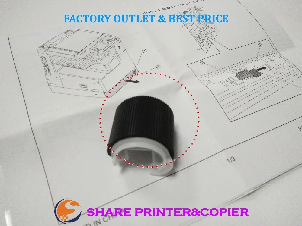 Оригинальный Новый ролик для пикапа FL3 1352 000 CANON iR 2520 IR2525 2530 2535 2545 ADV 4025i 4051i 4045i 4035i