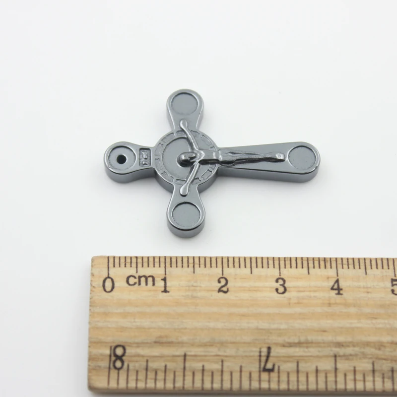 Лидер продаж модные большие подвесные кресты из гематита аксессуары для