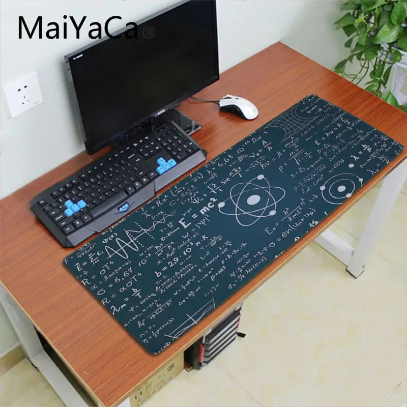 Lock Edge 30X70cm Maiyaca Геометрическая математическая формула геймерский игровой коврик для мыши xl скоростной коврик для мыши с клавиатурой ноутбук ПК Настольный коврик - Цвет: Lock Edge 30X70cm
