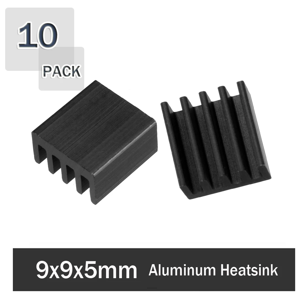 Circuit Board Cooling Fin Black For Led Semiconductor Integrated Circuit Device