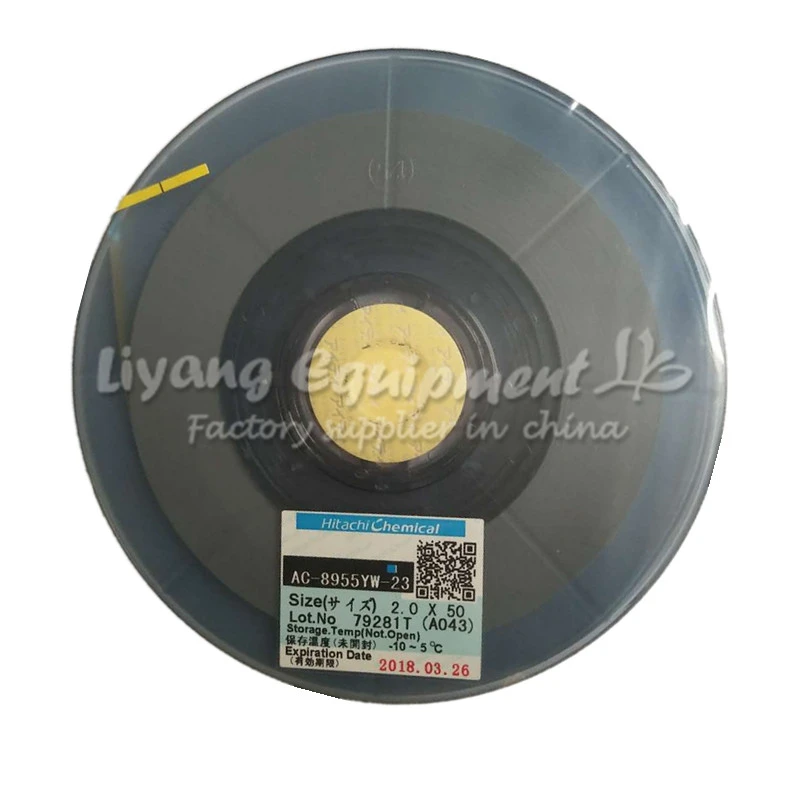ACF AC-8955YW-23 PCB Repair TAPE 1.5/2.0*50M latest Date for pulse hot press flex cable machine use | Инструменты
