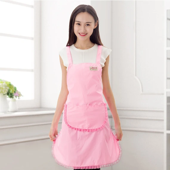 Принцесса Кухонный Фартук Горничная кружевная искусственная Женская кухня