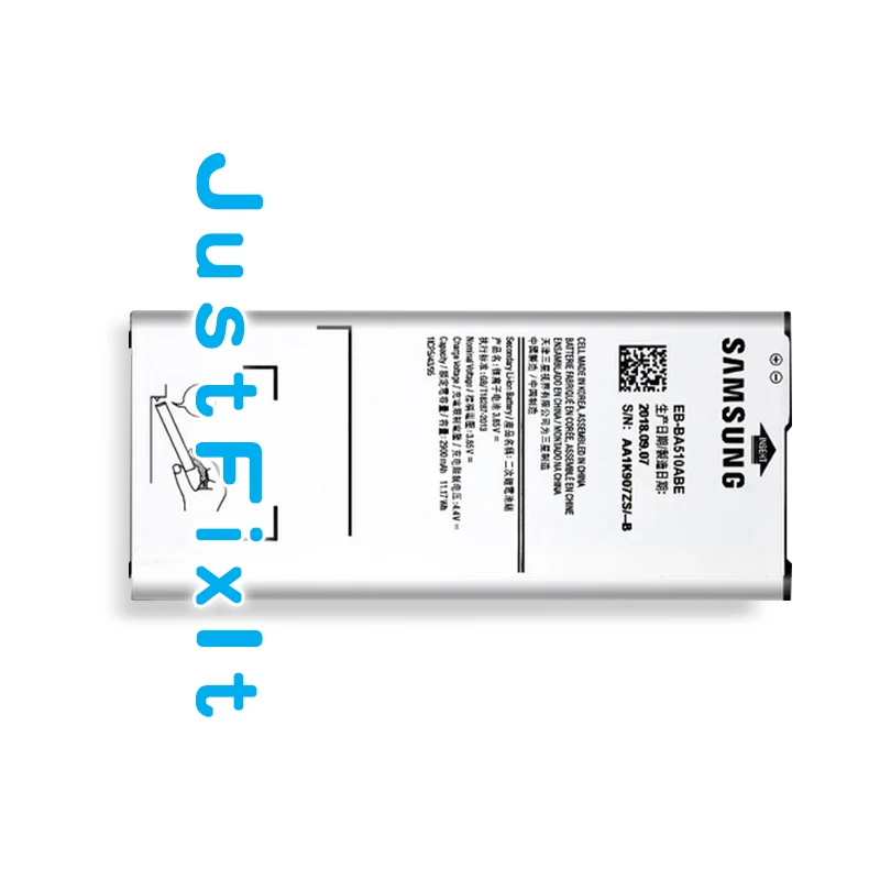 Аккумулятор EB-BA510ABE для samsung Galaxy A5 Edition A510F A5100 Сменный аккумулятор для телефона 2900 мАч