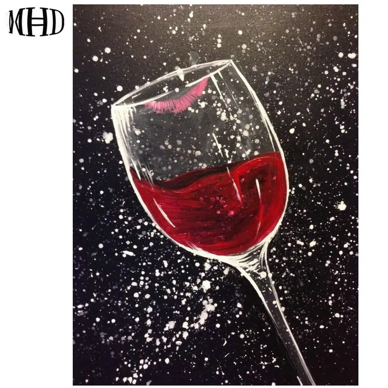 5D алмазная вышивка сделай сам полное и круглое вино 3D Алмазная Вышивка крестиком