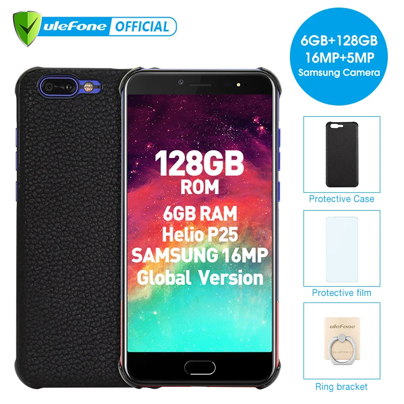 Ulefone T1 5 &quotFHD мобильный телефон Android 7 0 Helio P25 Восьмиядерный 6 ГБ ОЗУ 128 Гб ПЗУ