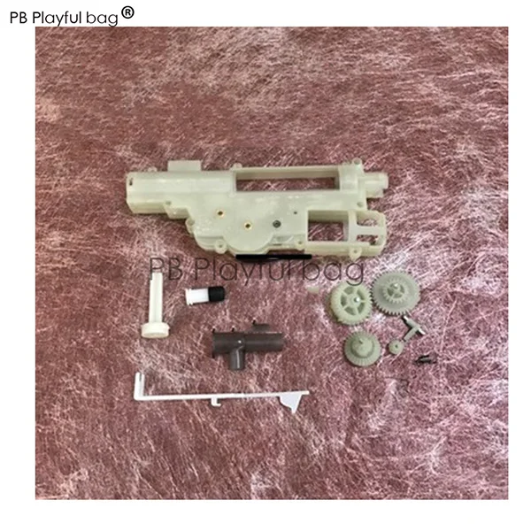 a set Спорт на открытом воздухе гелевый мяч пистолет Bingfeng P90 V3 нейлон Коробка передач журнал шестерни T волна коробка оболочки линии группы Регулируемый DK upswing ND27 - Цвет: a set