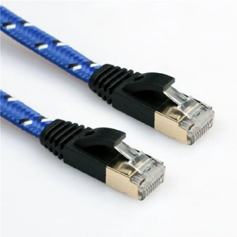 Новинка 0 5 м 1 мм2 3 10 cat7 кабель RJ45 соединительный плоский Ethernet сетевой для
