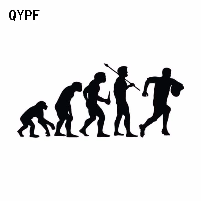 

QYPF 15,2 см * 6,8 см индивидуальные спортивные регби забавные автомобильные наклейки