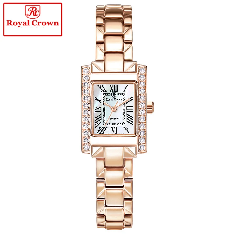 Женские кварцевые часы с браслетом из нержавеющей стали в японском стиле |