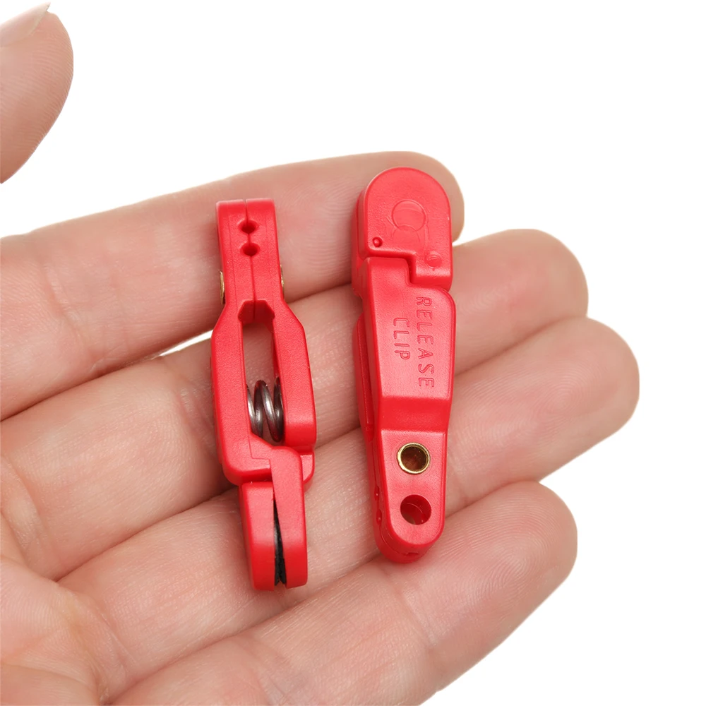 2Pcs Offshore Fishing Adjustable Planer Board Release Clip Line Clips Red 4.8*1.1cm Snap Accessories | Спорт и развлечения