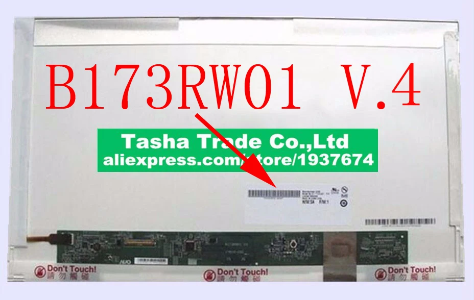 B173rw01 v. 4 HD + 1600*900 ЖК экран для ноутбука B173RW01 V.4 V4 замена оригинальной матрицы|laptop lcd