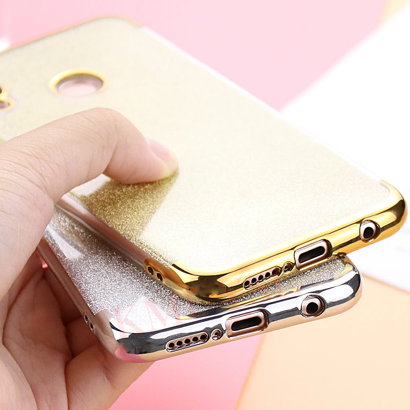 Чехол из ТПУ с блестящим покрытием для Huawei Y9 Y7 Pro Y6 P Smart P10 P20 P30 Lite Mate 20 Lite Honor 8X 7A Pro Mate 10 Lite