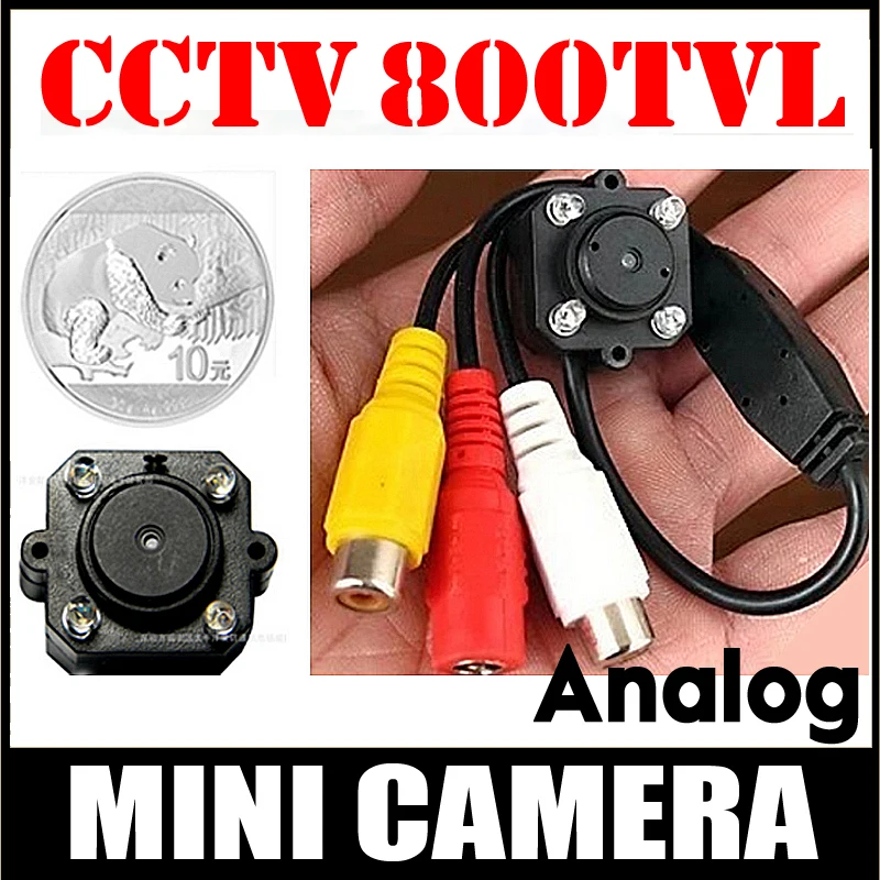 Очень Mini 1/4cmos 700tvl Hd микро камера Аудио вход для микрофона 4 светодиодный