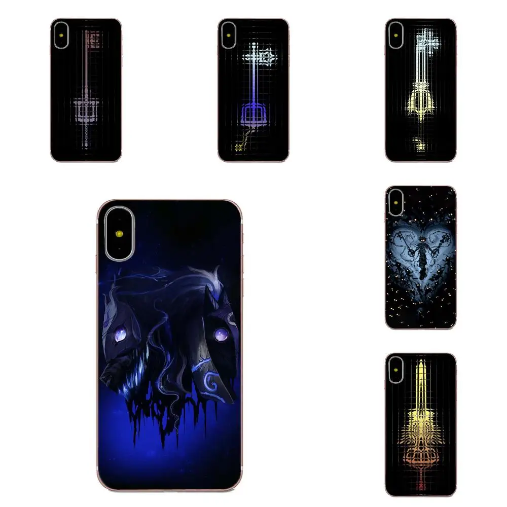 Аниме Kingdom Hearts Dark для Huawei P7 Honor 4C 5A 5C 5X6 6C 6A 6X7 7X8 9 V8 V10 Y3II Y5II Y6II G8 Play Lite мягкий