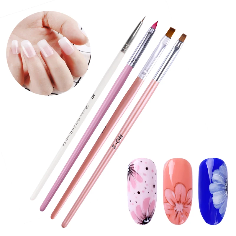 Кисть для нейл арта ручка рисования цветов акриловые кисти УФ геля французские