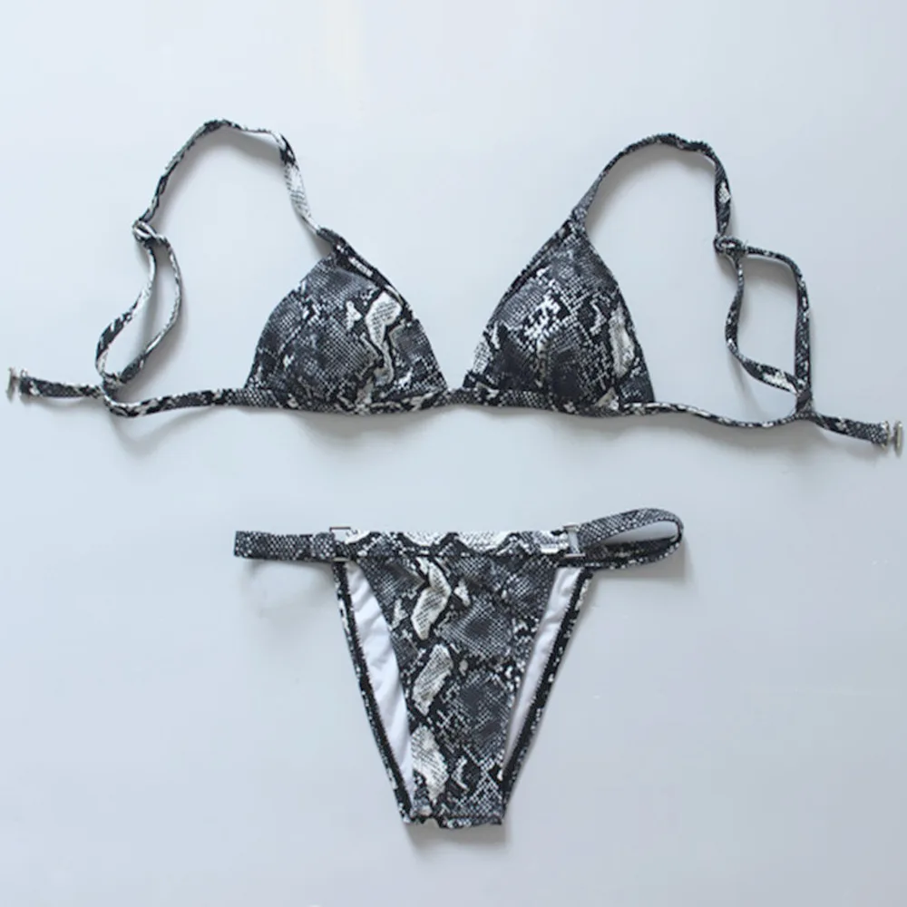 Модель 2019 Женский бразильский купальник бикини купальные костюмы с животным