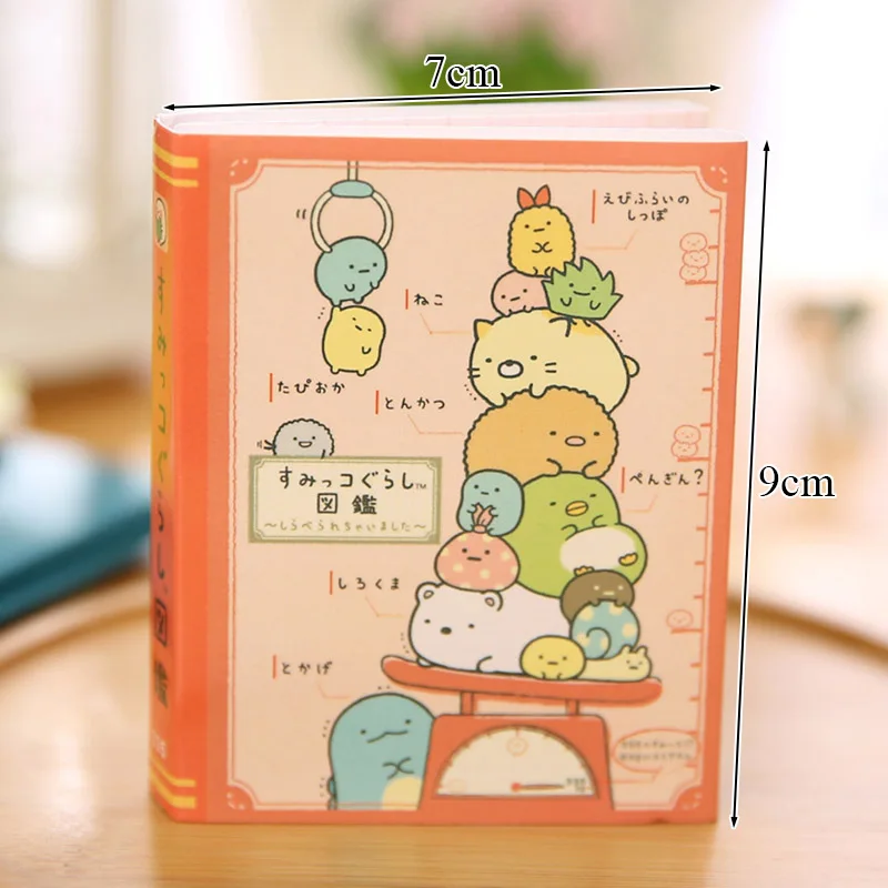 Милый каваи Новинка животных memo pad Клей Примечание мультфильм Sticky бумага для