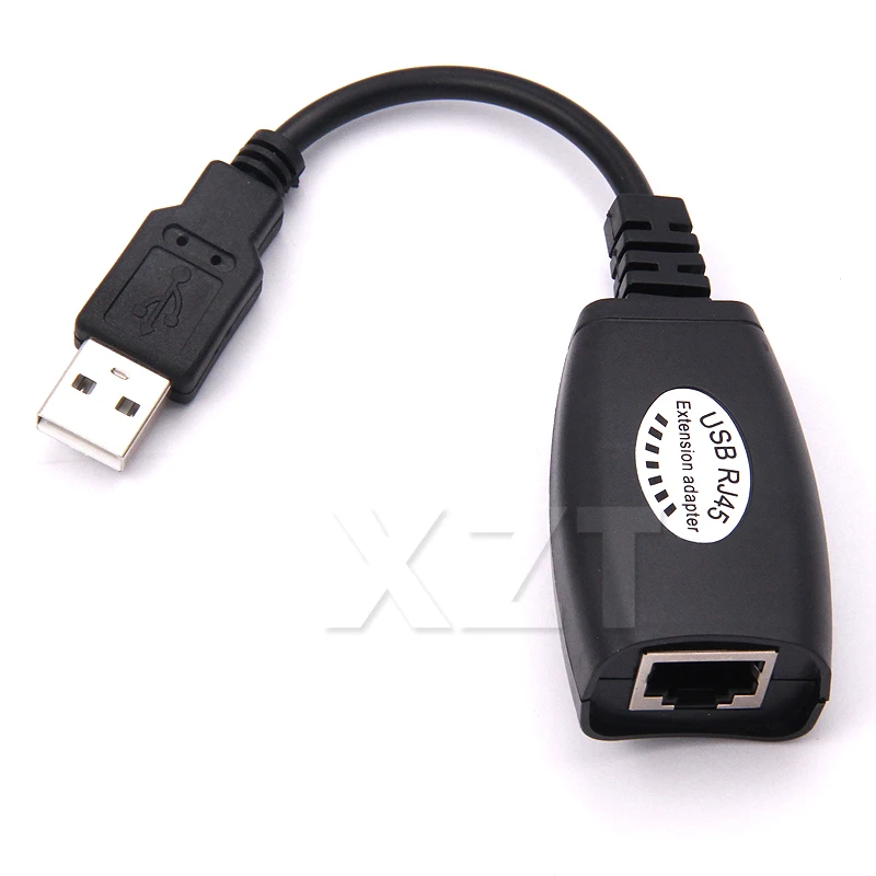 Высококачественный Мини USB RJ45 lan Кабельный адаптер удлинитель usb cat5 до 150 футов с