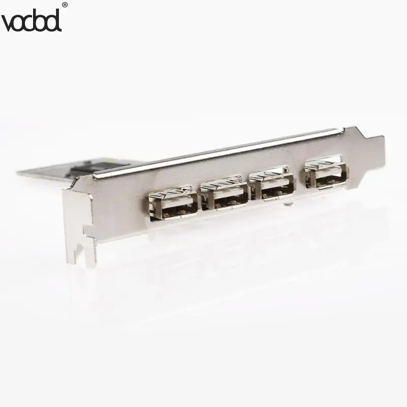 4 порта PCI-E к USB 2,0 концентратор PCI Express карта расширения адаптер высокоскоростной конвертер для настольного компьютера аксессуары высокого качества