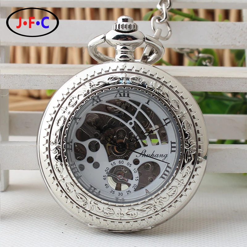 Полуавтоматический механические карманные часы студенты долго смотреть ретро