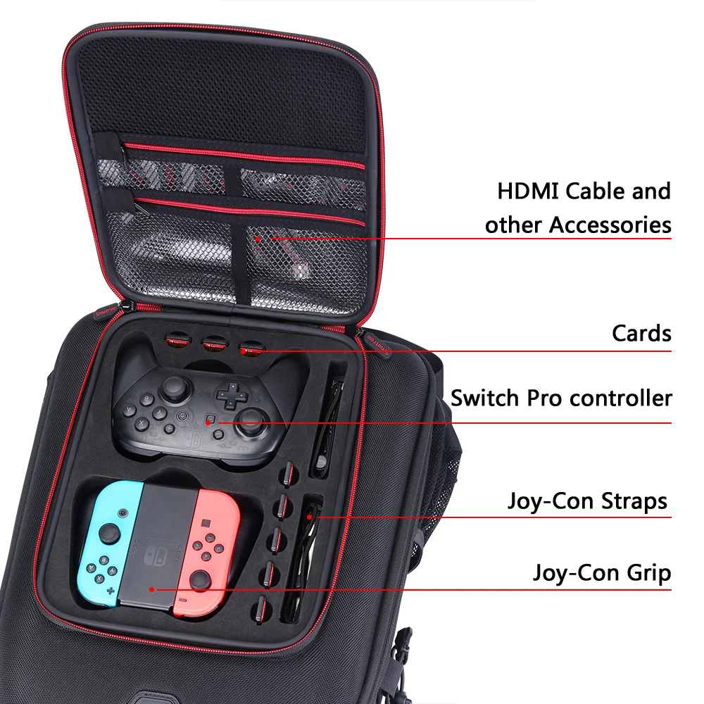 Smatree жесткий чехол рюкзак Защитная сумка для Nintendo переключатель консоль