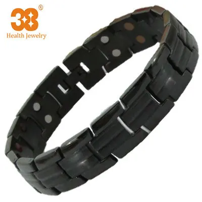 Charms Stainless Steel Unisex Black Double Line 5 in 1 Health Element Bracelet for Father As a Gift | Украшения и аксессуары