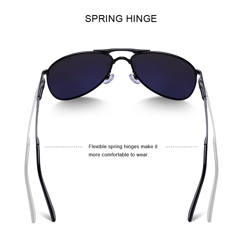 Мужские Солнцезащитные очки авиаторы MERRY'S дизайнерские поляризационные HD для