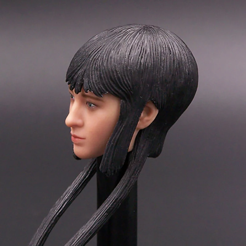 SO Toys голова лепить 1/6 Модель Игрушки японские черные длинные волосы женская
