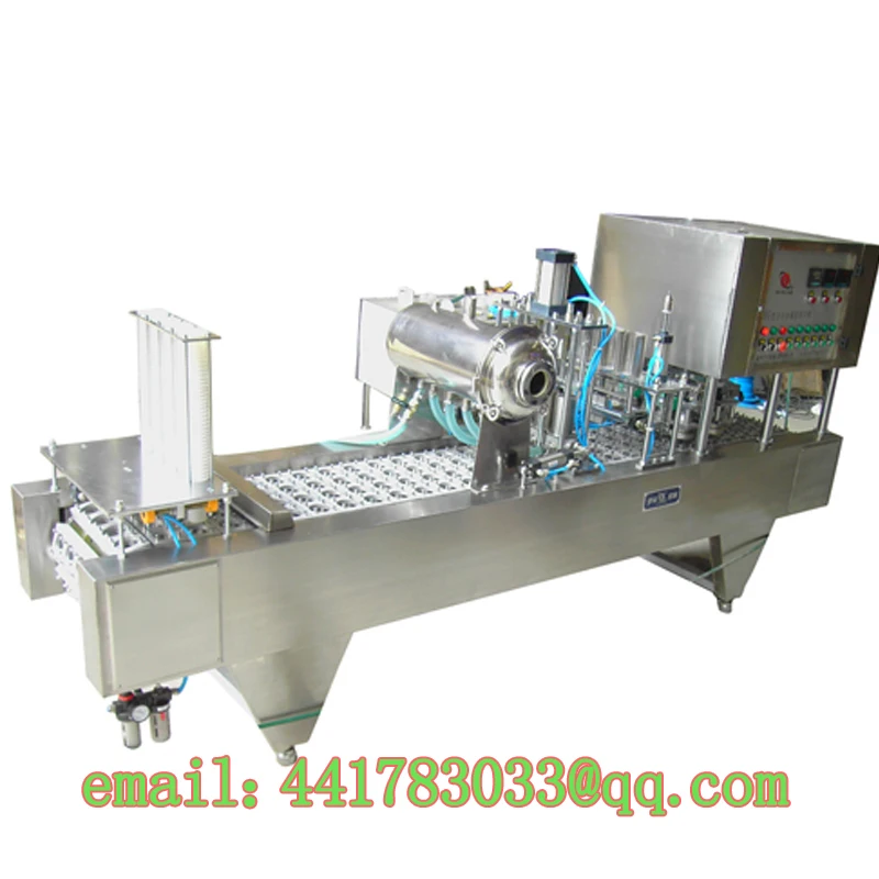 Машина для непрерывной укупорки чашек автоматический герметик лотков