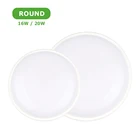 Круглыйовальный светодиодный влагостойкий потолочный светильник, водонепроницаемая уличная лампа для ванной комнаты, сада, двора, современный настенный светильник, IP65, 16 Вт, 20 Вт