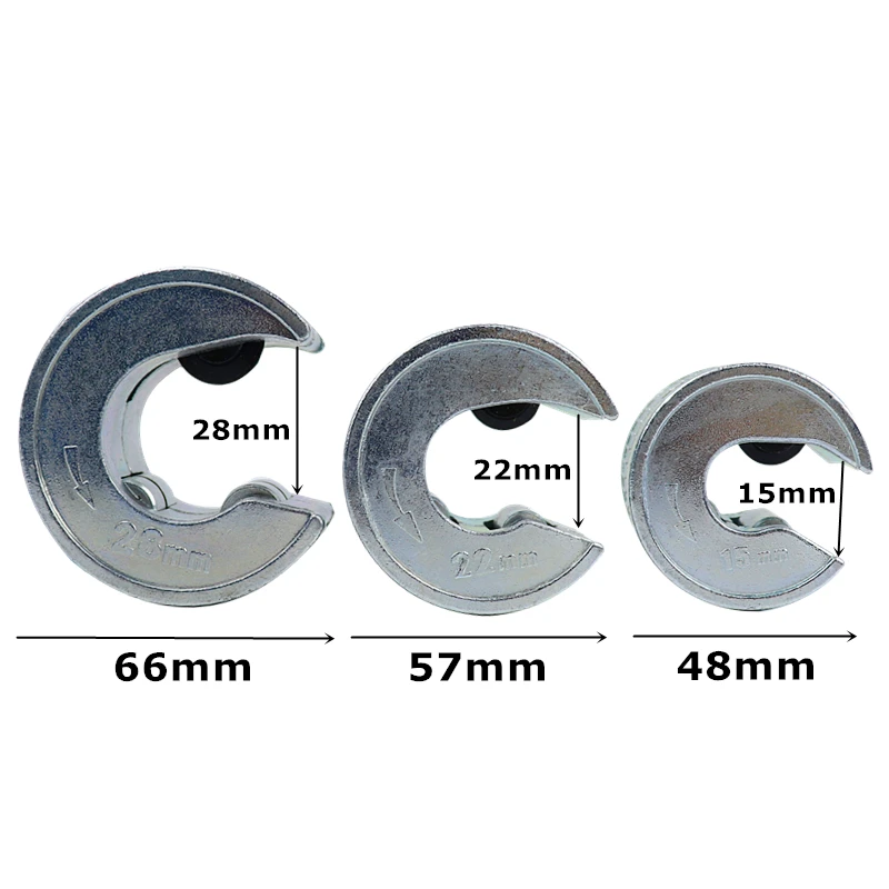 1pc Heavy Duty Round Tube Cutter 15mm/22mm/28mm Pipe Cutter Self Locking For Copper Tube Aluminium PVC Plastic Pipe Tube Tools