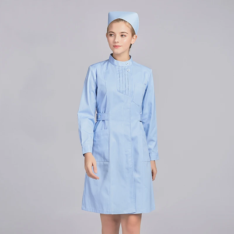 Женский медицинский Халат, медицинская лабораторная куртка, больница, доктор, тонкая разноцветная форма медсестры, медицинская одежда, Комбинезоны для женщин - Цвет: photo