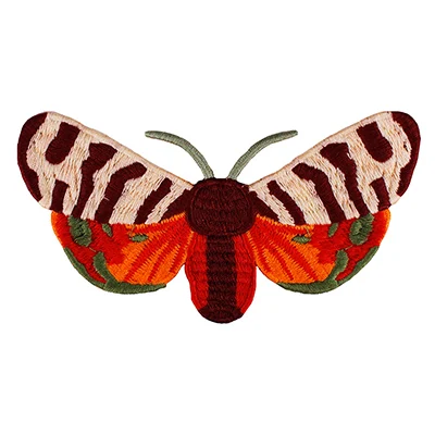 butterfly C 2pc 1 комплект/6 шт. Жук Бабочка насекомые вышивка аппликация нашивки шитье для платья футболка украшенная одежда аксессуары TH768-6 - Цвет: butterfly C 2pc
