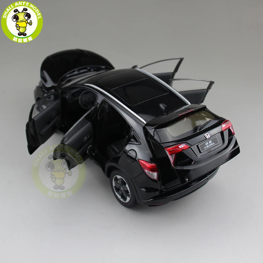 1/18 VEZEL SUV литая модель автомобиля металлическая игрушки для девочек и мальчиков