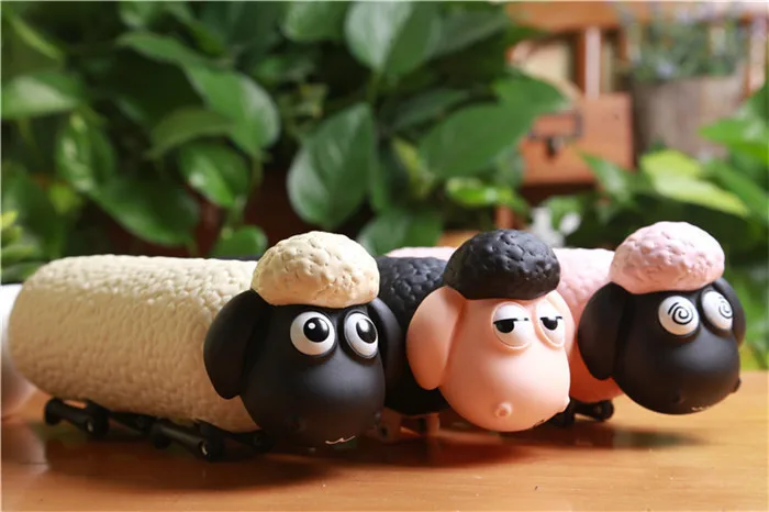 Стеклянная бутылка для воды Shaon овечка 3D мультяшная овечка креативная бутылка для воды для напитков Bouteille милая детская бутылка для воды креативный подарок