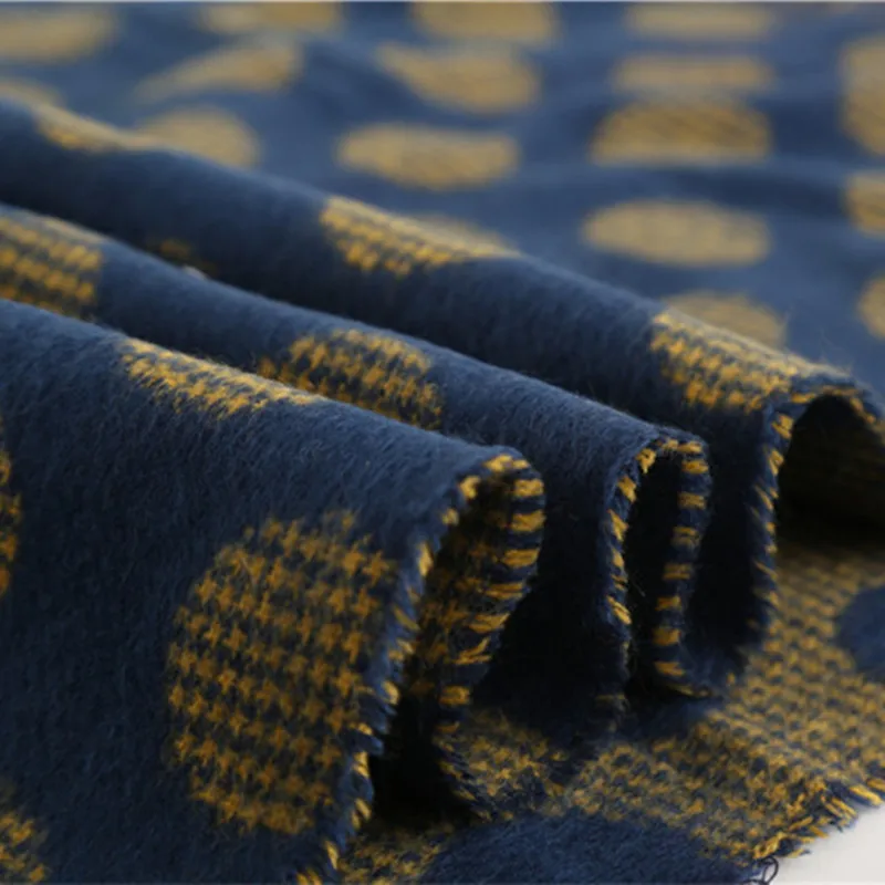 

LaMaxPa 2018 New Fashion Winter Dot Pattarn Vintage Scarf For Women/Lady Warm Wool Pashmina Shawls For Dress Female Wraps Capes