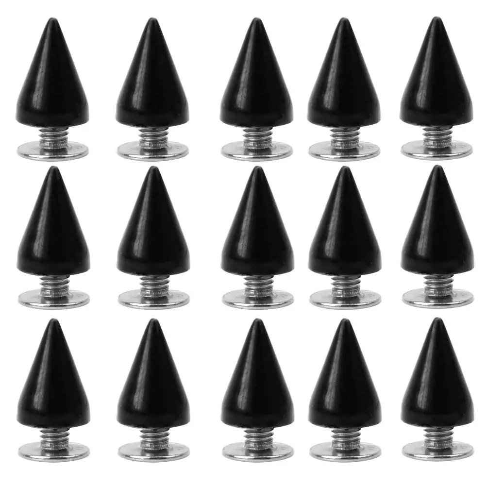 Заклепки в виде пуль черного цвета 100 шт. металлические шпильки винты сделай сам
