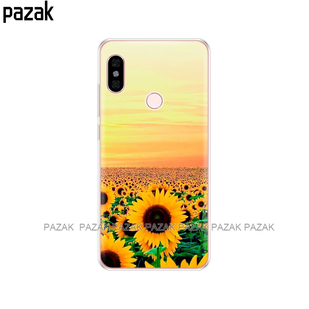 Силиконовый чехол для Xiaomi Redmi Note 6 Pro, чехол 6,26 '', мягкая задняя крышка из ТПУ для телефона Xiaomi Redmi Note 6 Pro, защитная сумка с рисунком - Цвет: 61381