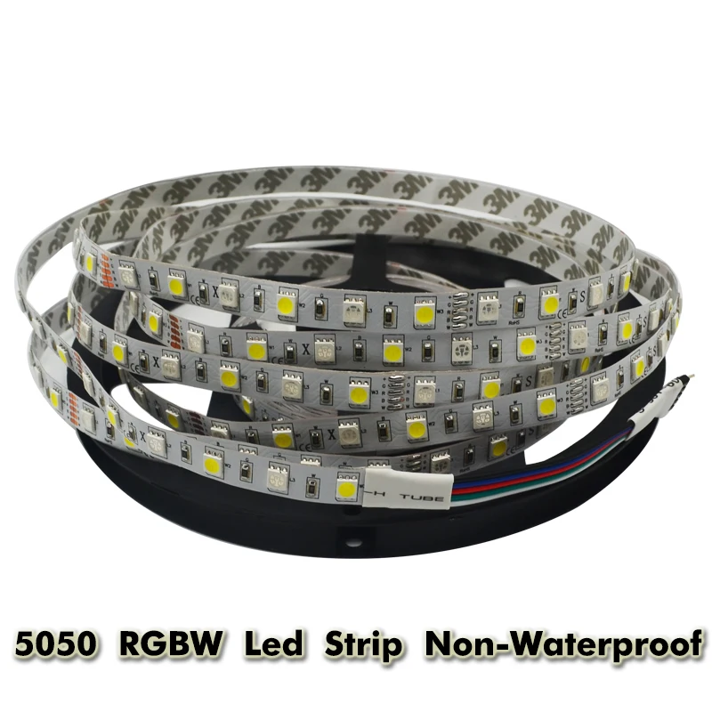 5 м светодиодный ленты RGBW/RGBWW 5050 SMD свет DC12V IP20/IP65 Водонепроницаемый лента + 2 4G пульт