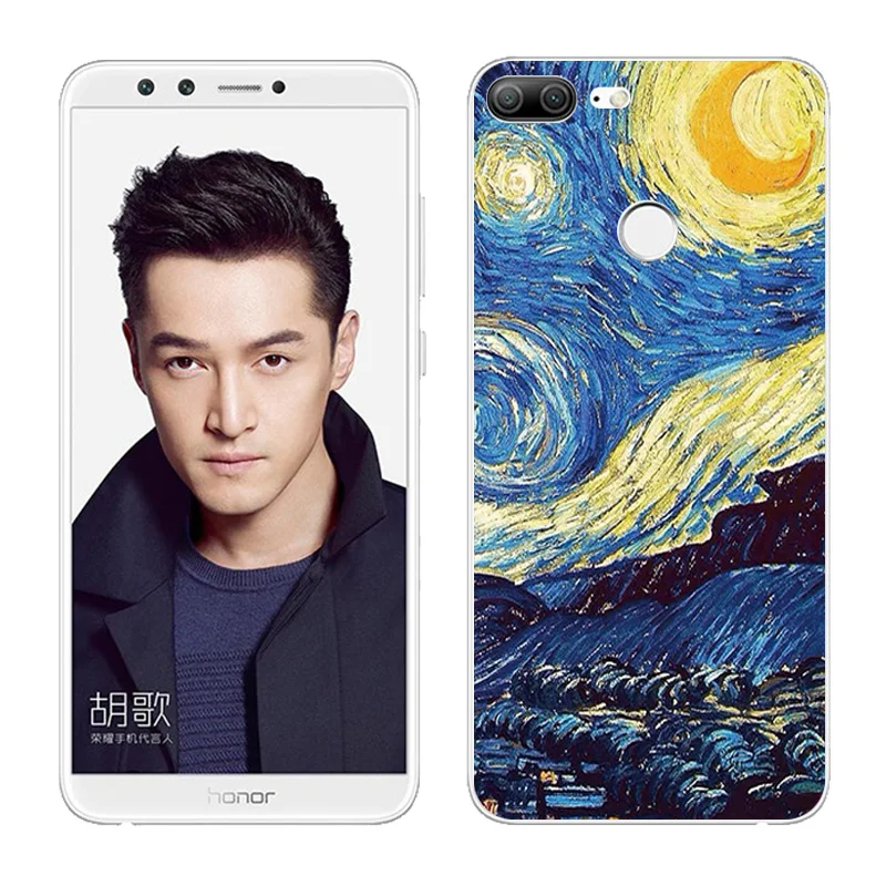 Чехол для Huawei Honor 9 Lite 5 65 дюйма масляная роспись Youth Edition чехол AL00/AL10/TL10 Capa |