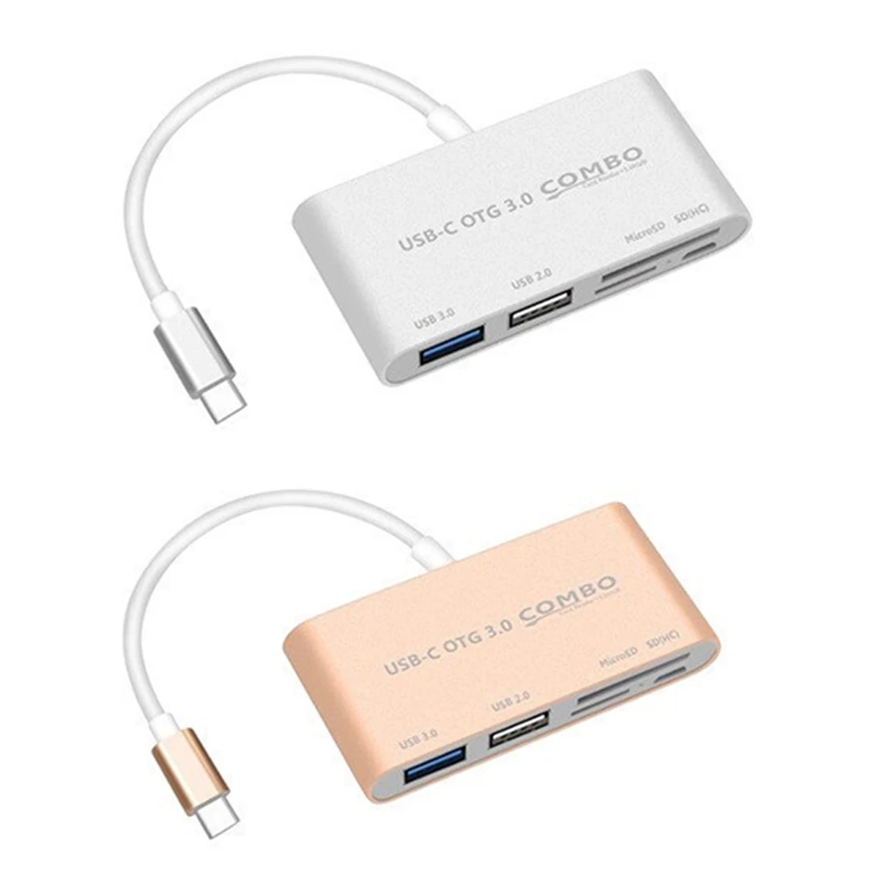 Новый USB C к мульти SD CF Micro кард-ридер адаптер type-C USB-C концентратор OTG 3 0 для Macbook Air Pro