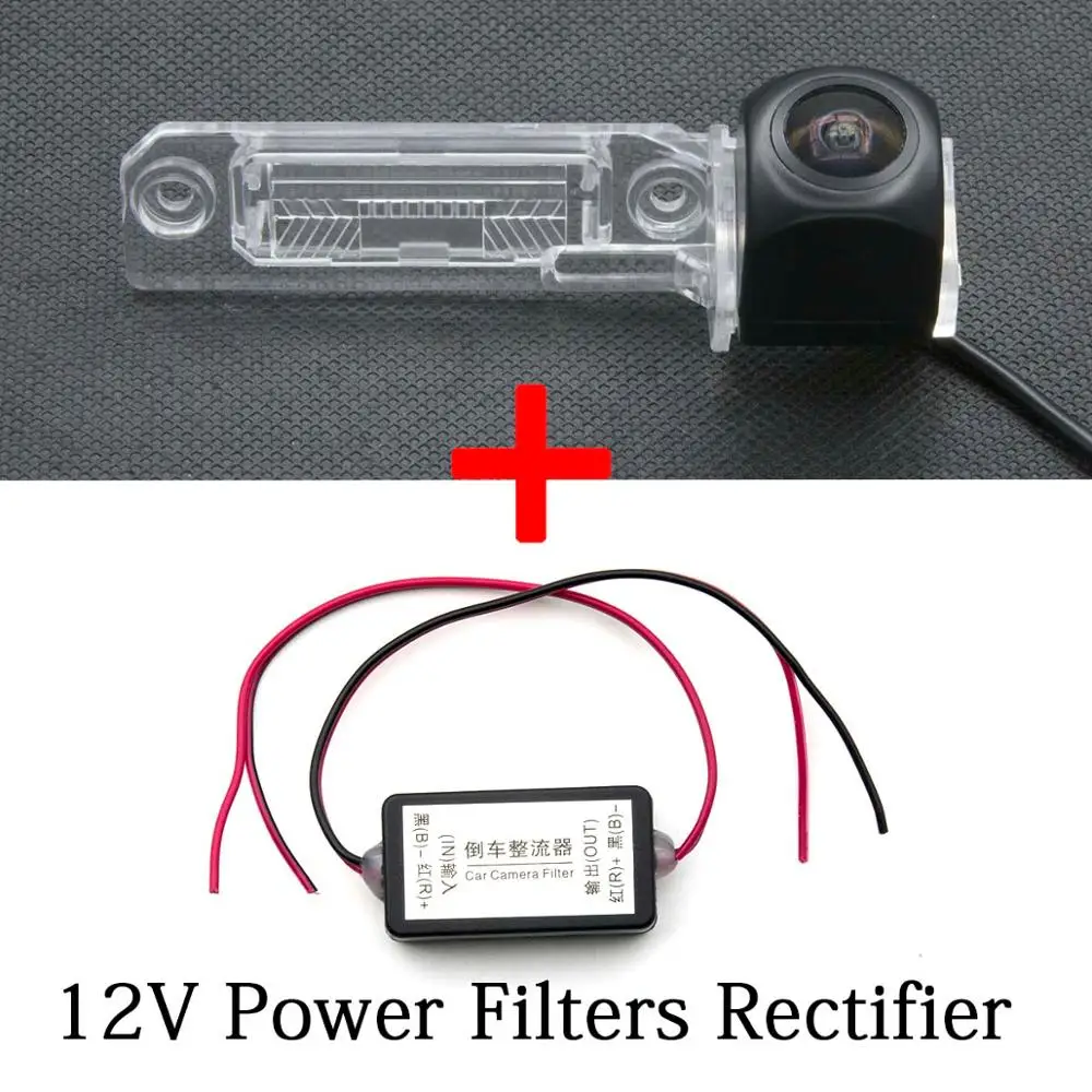 Camera n Filters Рыбий глаз 1080P MCCD Starlight Автомобильная камера заднего вида для VW Golf Polo Jetta Passat B6 Touareg Touran T5 T4 Superb " беспроводной монитор - Название цвета: Camera n Filters