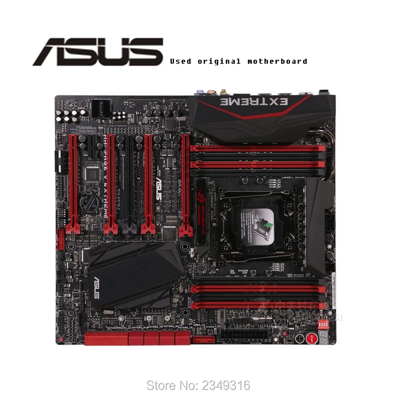 Для ASUS RAMPAGE V Экстремальный/U3.1 используется Оригинальное гнездо для материнской платы LGA 2011-3 V3 DDR4 X99 настольная материнская плата