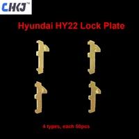 chkj 200pcslot hy22 car lock reed plate for hyundaiix3035s8k5vernanew sportage brass material repair kits 10pcs spring